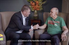 VIDEO: ANZAC Day at Hall & Prior...Meet Allen