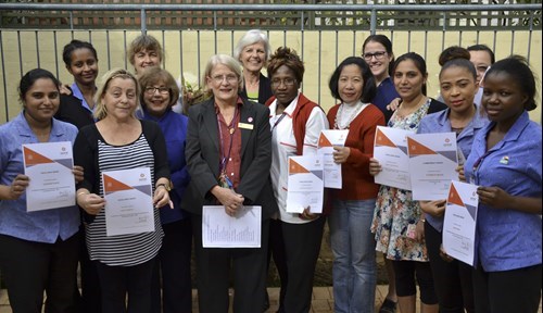 Hall & Prior Wider Opportunities for Work program graduates Hamersley Nursing Home