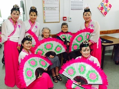Hall & Prior Vaucluse Aged Care home Korean Dancers