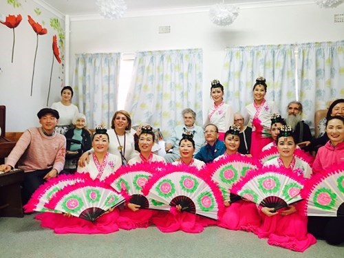 Hall & Prior Vaucluse Aged Care home Korean Dancers