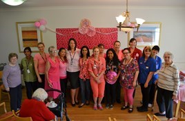 Agmaroy staff dig deep for breast cancer fundraiser