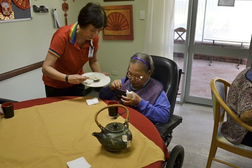 Concorde Aged Care Home Asian meal