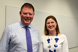 Hall & Prior CEO Graeme Prior and Hon. Julie Collins MP