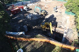 Construction begins at Georges Estate